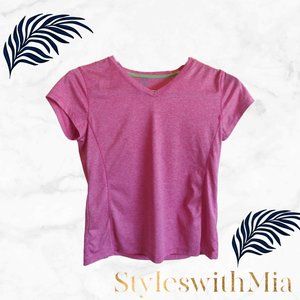 Pink Sweat Resistant Work Out Top